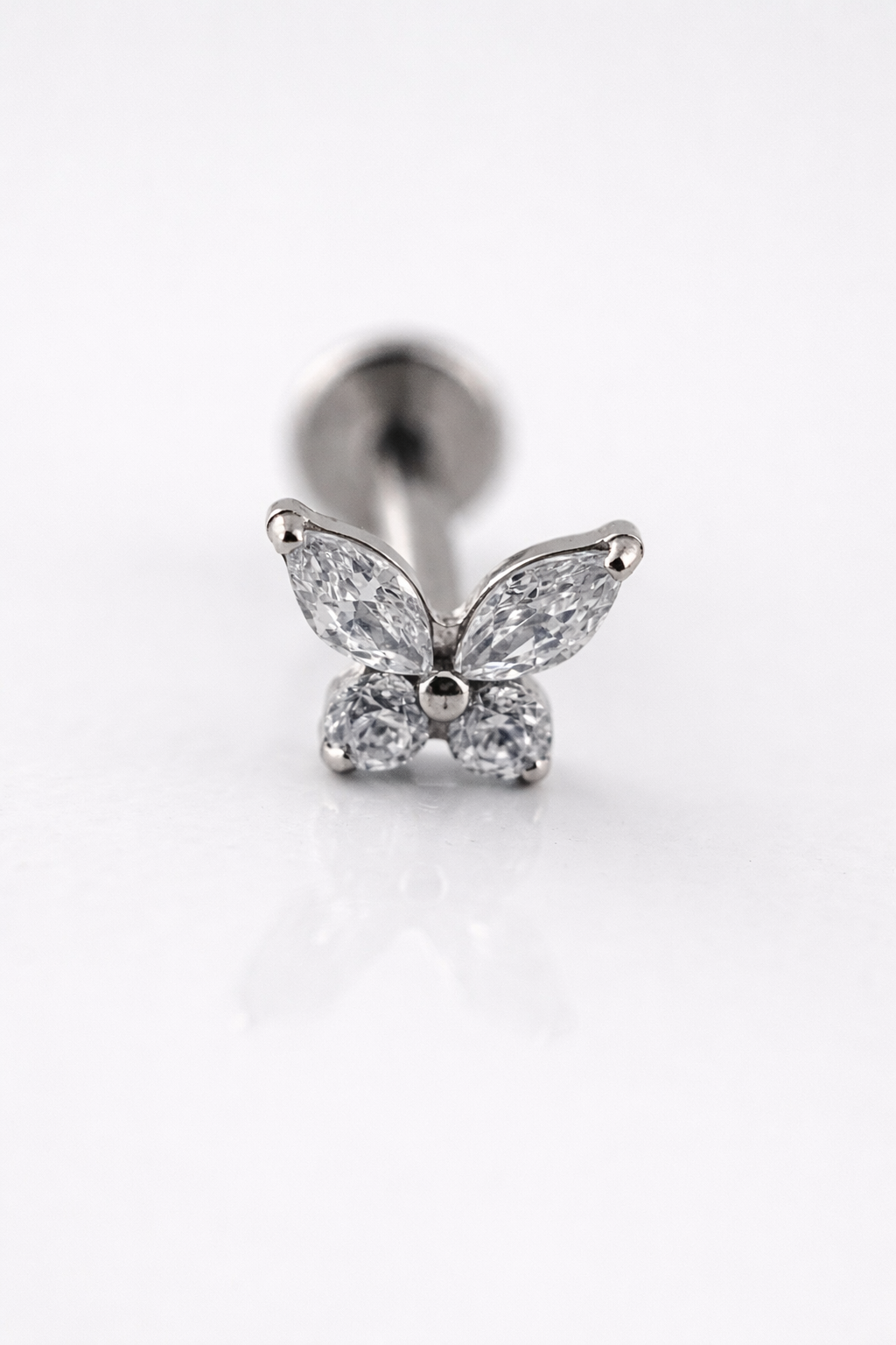 Borboleta Zircônias (modelo 2)