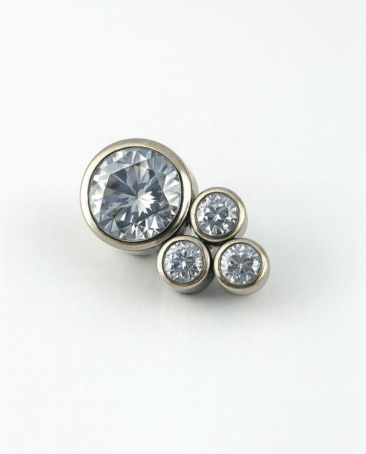 4 Zircônias Cristal