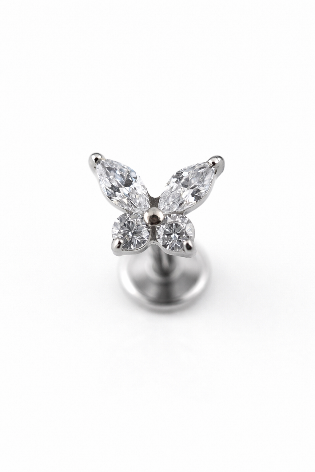 Borboleta Zircônias (modelo 2)