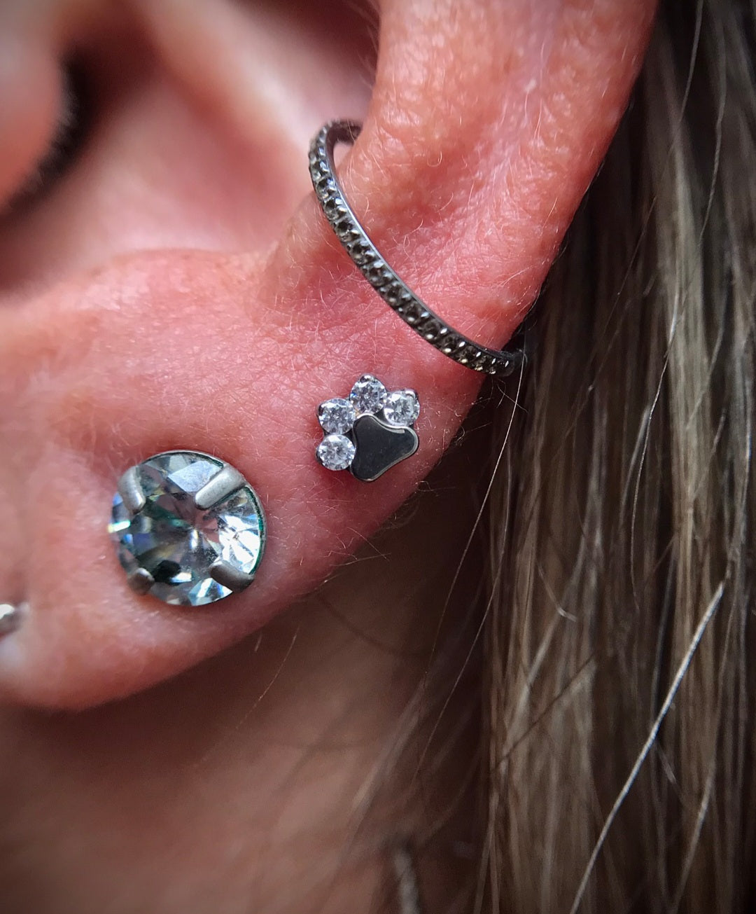 Patinha Zirconias (modelo 1)